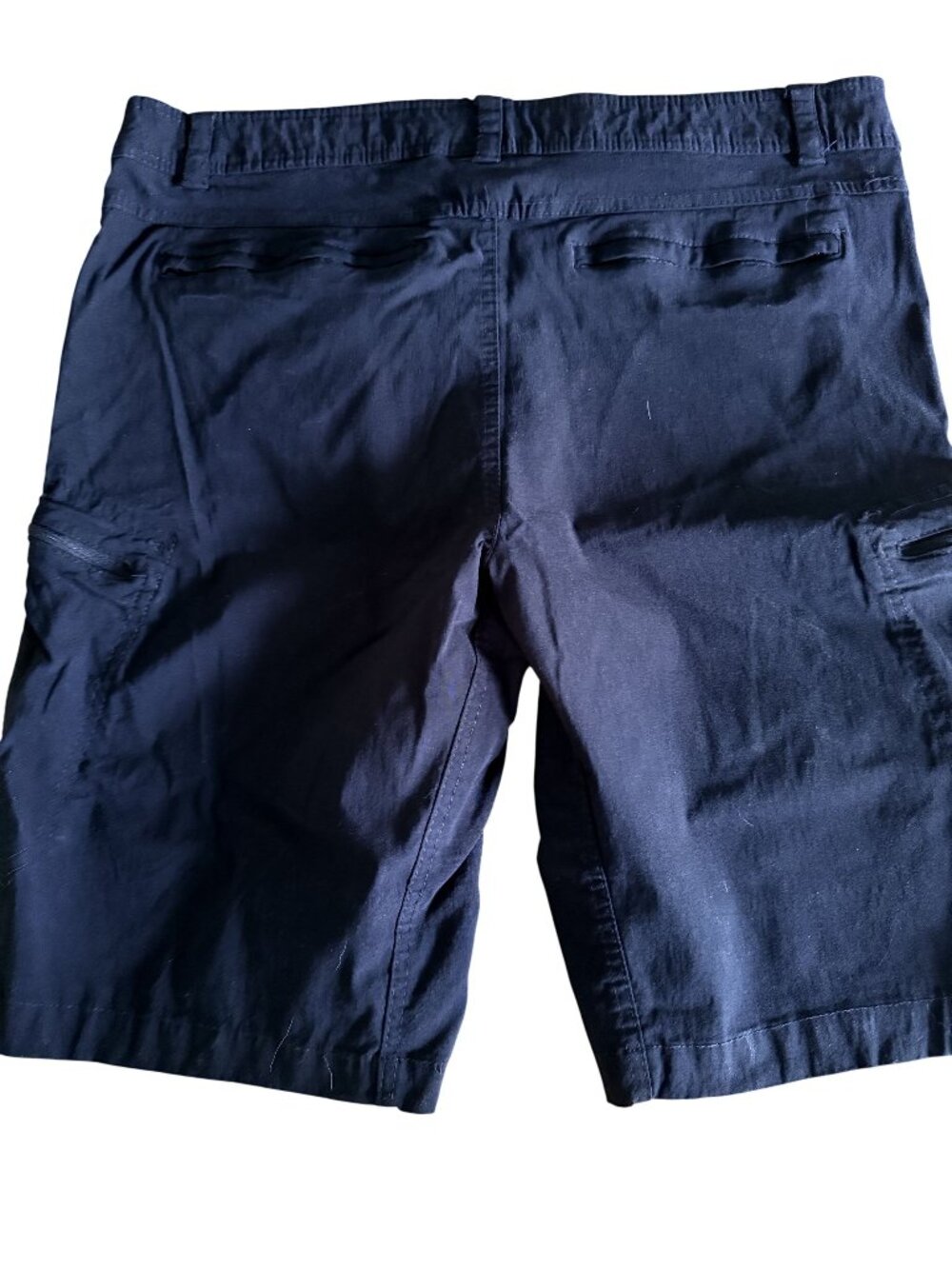 Gerry Mens Black Cargo Shorts Size 38 With Stretch Waistband & Pockets